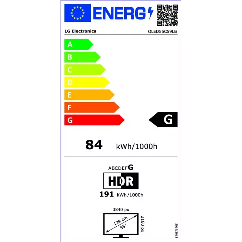 LG OLED evo AI OLED55C51LA televizorius 139,7 cm (55 col.) 4K Ultra HD Smart TV Wi-Fi juodas