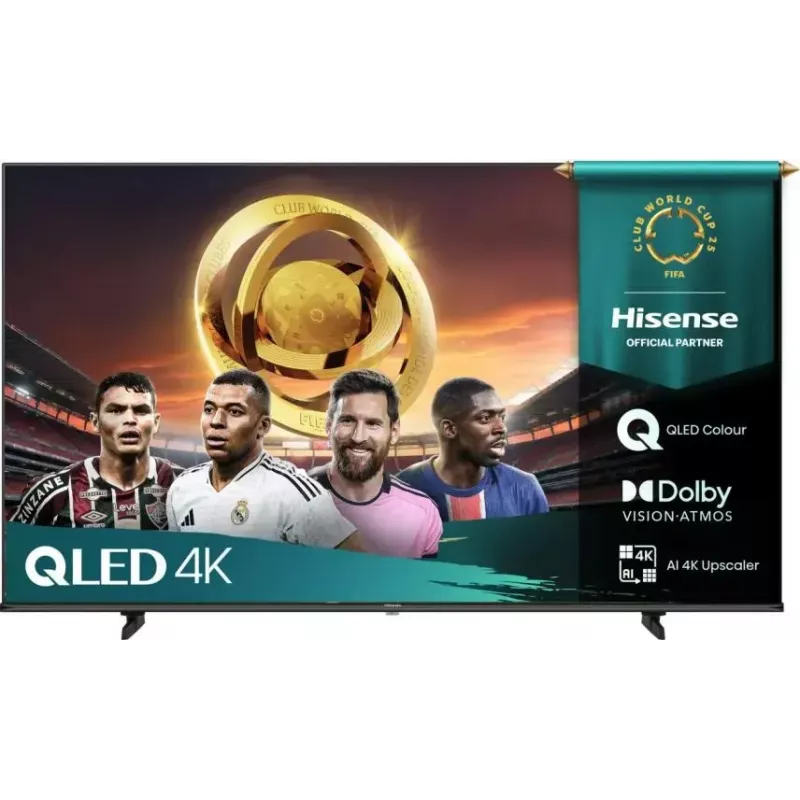 Hisense 65E7Q 165,1 cm (65 colių) 4K Ultra HD išmanusis televizorius QLED Wi-Fi juodas