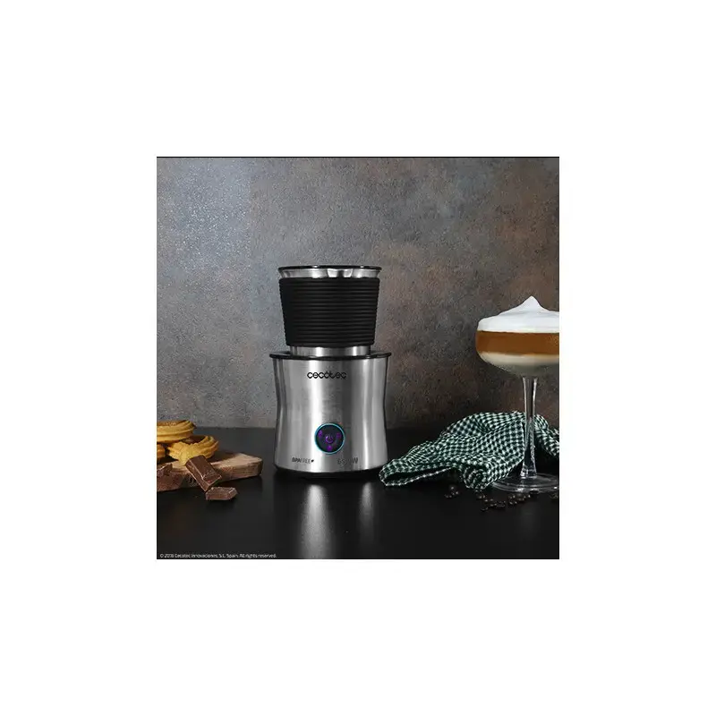 Pieno putotojas/šildytuvas CECOTEC 01518 – automatinis, 650 W, nerūdijančio plieno indas, sidabrinis