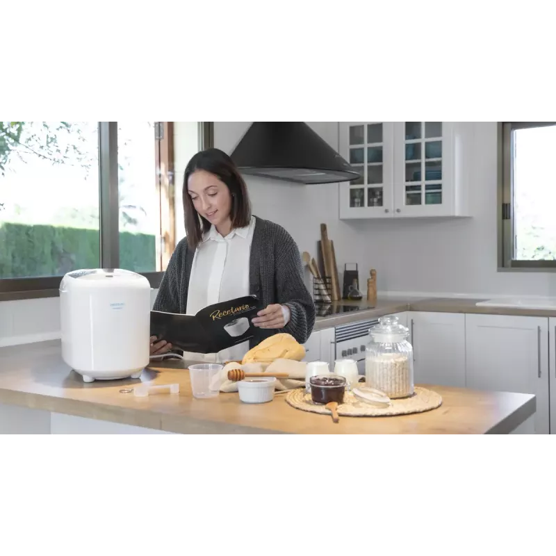 Kepimo mašina CECOTEC Bread&Co 1000 Delicious — 550 W, max 1 kg, balta