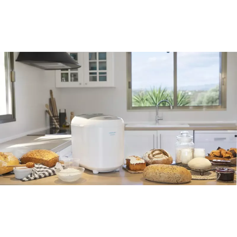 Kepimo mašina CECOTEC Bread&Co 1000 Delicious — 550 W, max 1 kg, balta