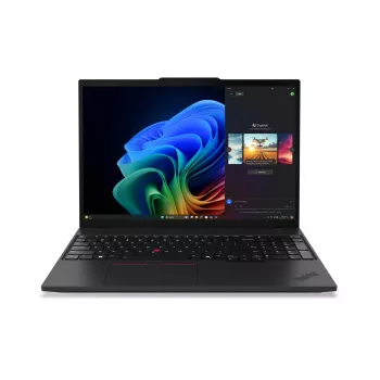 Lenovo ThinkPad T16 Gen 4 (AMD) Copilot+ PC nešiojamas kompiuteris AMD Ryzen™ AI 5 340 40,6 cm (16 colių) WUXGA 32 GB DDR5-SDRAM 512 GB SSD Wi-Fi 7 (802.11be) Windows 11 Pro anglų juoda