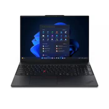 Nešiojamas kompiuteris Lenovo ThinkPad E16 Gen 3 (Intel) – Intel Core Ultra 5 225U, 16 colių WUXGA, 16 GB DDR5, 512 GB SSD, Windows 11 Pro, juodas