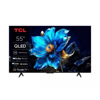 TCL 55T69C 55 colių QLED 4K Ultra HD televizorius, Direct-LED, Google TV, HDR10+, 60Hz, Dolby Atmos, Wi-Fi/Bluetooth