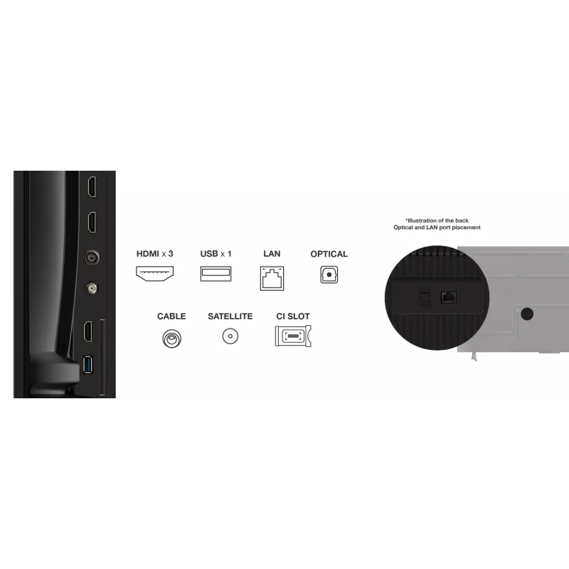 TCL 55T69C 55 colių QLED 4K Ultra HD televizorius, Direct-LED, Google TV, HDR10+, 60Hz, Dolby Atmos, Wi-Fi/Bluetooth
