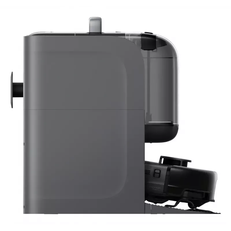 Robotinis dulkių siurblys ir šluostė Eufy Omni E28 — 3 L dulkėms, 2,5 L vandeniui, 5200 mAh baterija, juoda