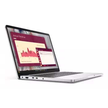 Nešiojamas kompiuteris DELL Pro 14 PC14250 Intel Core Ultra 5 235U 35,6 cm (14 inch) Full HD+ 16 GB DDR5-SDRAM 512 GB SSD Wi-Fi 6E (802.11ax) Windows 11 Pro Platinum