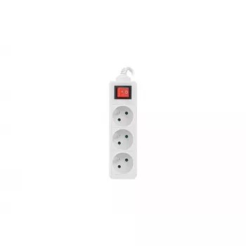 Ilgintuvas Lanberg PS1-03E-0150-W 1,5 m 3 AC lizdai vidaus baltas