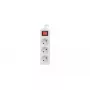 Ilgintuvas Lanberg PS1-03E-0150-W 1,5 m 3 AC lizdai vidaus baltas