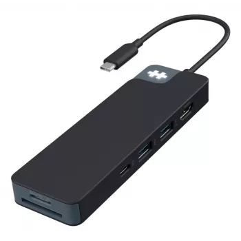 TARGUS HyperDrive Flex 8 prievadų USB-C centras (juodas)