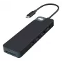 TARGUS HyperDrive Flex 8 prievadų USB-C centras (juodas)
