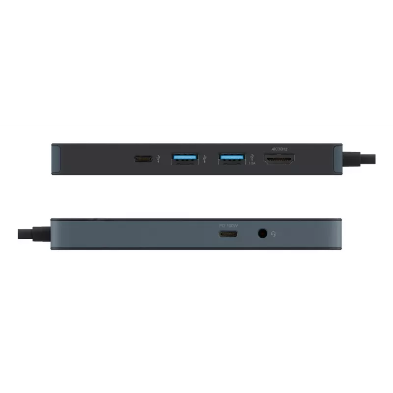 TARGUS HyperDrive Flex 8 prievadų USB-C centras (juodas)