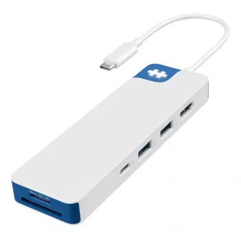 TARGUS HyperDrive Flex 8 prievadų USB-C centras (mėlynas)