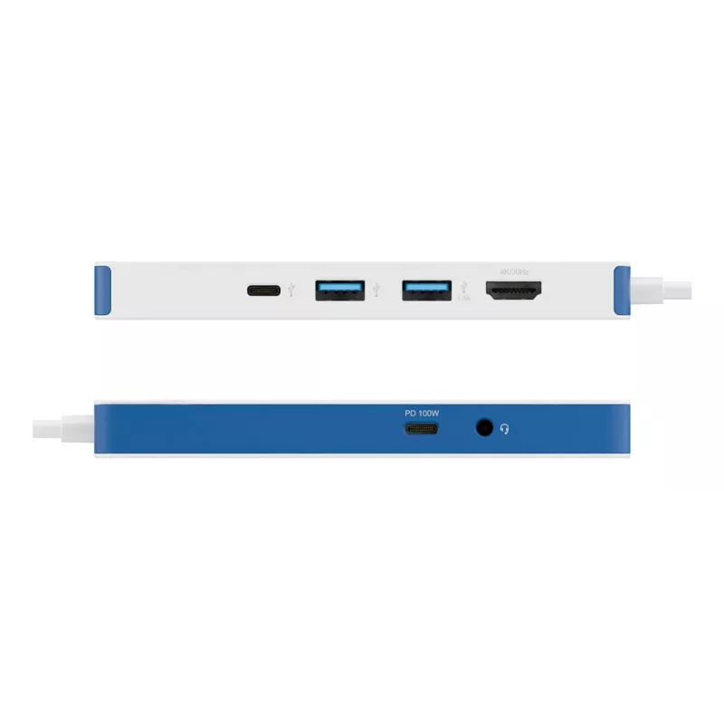 TARGUS HyperDrive Flex 8 prievadų USB-C centras (mėlynas)