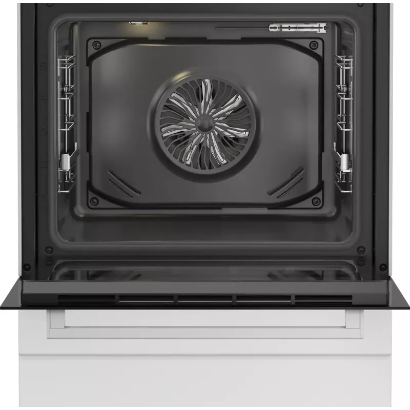 Laisvai pastatoma viryklė Beko FBM62330GWDTN, dujinė kaitlentė, elektrinė orkaitė, 72 L, A energijos klasė
