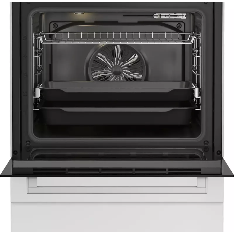 Laisvai pastatoma viryklė Beko FBM62330GWDTN, dujinė kaitlentė, elektrinė orkaitė, 72 L, A energijos klasė