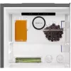 Laisvai pastatomas šaldytuvas-šaldiklis BEKO B5RCNA405HXBR1, 405 L, No Frost, reguliuojamos lentynos, reversinės durelės