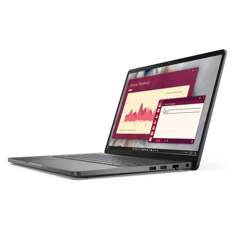 Nešiojamas kompiuteris DELL Pro 14 PC14250 Intel Core 5 120U 35,6 cm (14 colių) Full HD+ 16 GB DDR5-SDRAM 512 GB SSD Wi-Fi 6E (802.11ax) Windows 11 Pro Juodas