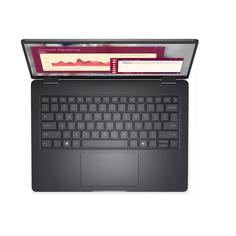 Nešiojamas kompiuteris DELL Pro 14 PC14250 Intel Core 5 120U 35,6 cm (14 colių) Full HD+ 16 GB DDR5-SDRAM 512 GB SSD Wi-Fi 6E (802.11ax) Windows 11 Pro Juodas