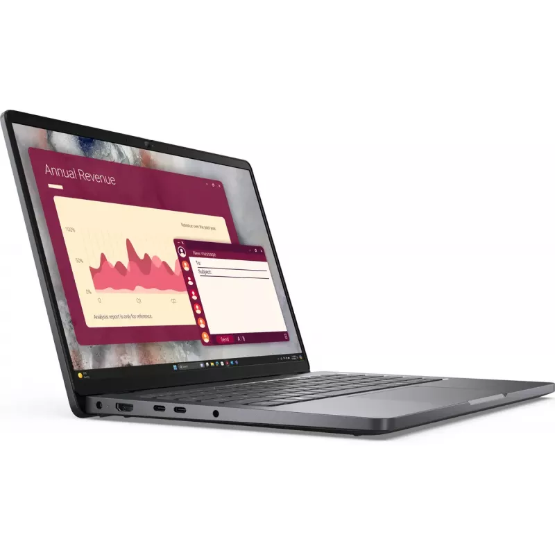 Nešiojamas kompiuteris DELL Pro 14 PC14250 Intel Core 5 120U 35,6 cm (14 colių) Full HD+ 16 GB DDR5-SDRAM 512 GB SSD Wi-Fi 6E (802.11ax) Windows 11 Pro Juodas