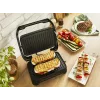 Kontaktinė grilio keptuvė Tefal Inicio Compact GC270D10 – stačiakampė 1000 W, grotelinis viršus, juoda/nerūdijantis plienas