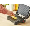 Kontaktinė grilio keptuvė Tefal Inicio Compact GC270D10 – stačiakampė 1000 W, grotelinis viršus, juoda/nerūdijantis plienas