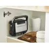 Kontaktinė grilio keptuvė Tefal Inicio Compact GC270D10 – stačiakampė 1000 W, grotelinis viršus, juoda/nerūdijantis plienas