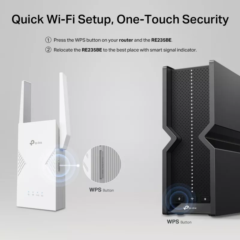 TP-LINK BE3600 tinklo siųstuvas-imtuvas, 2882 Mbit/s, dviejų juostų 2.4/5 GHz, 1× RJ-45, baltas