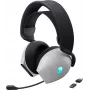 Alienware AW725H ausinės laidinės ir belaidės, žaidimų, USB Type-C, Bluetooth, juodos, baltos