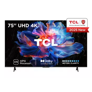 Televizorius TCL V6C 75V6C 190,5 cm (75 colių) 4K Ultra HD Smart TV Wi-Fi Metalinis 330 cd/m²