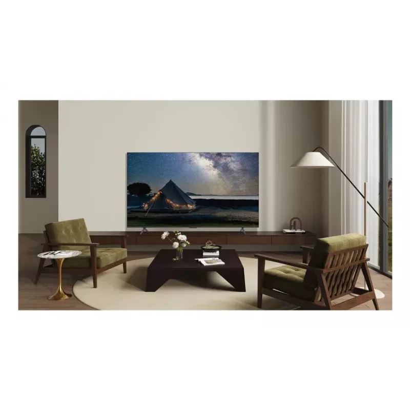TCL T69C 75T69C televizorius 190,5 cm (75 col.) 4K Ultra HD Smart TV Wi-Fi juodas 350 cd/m²