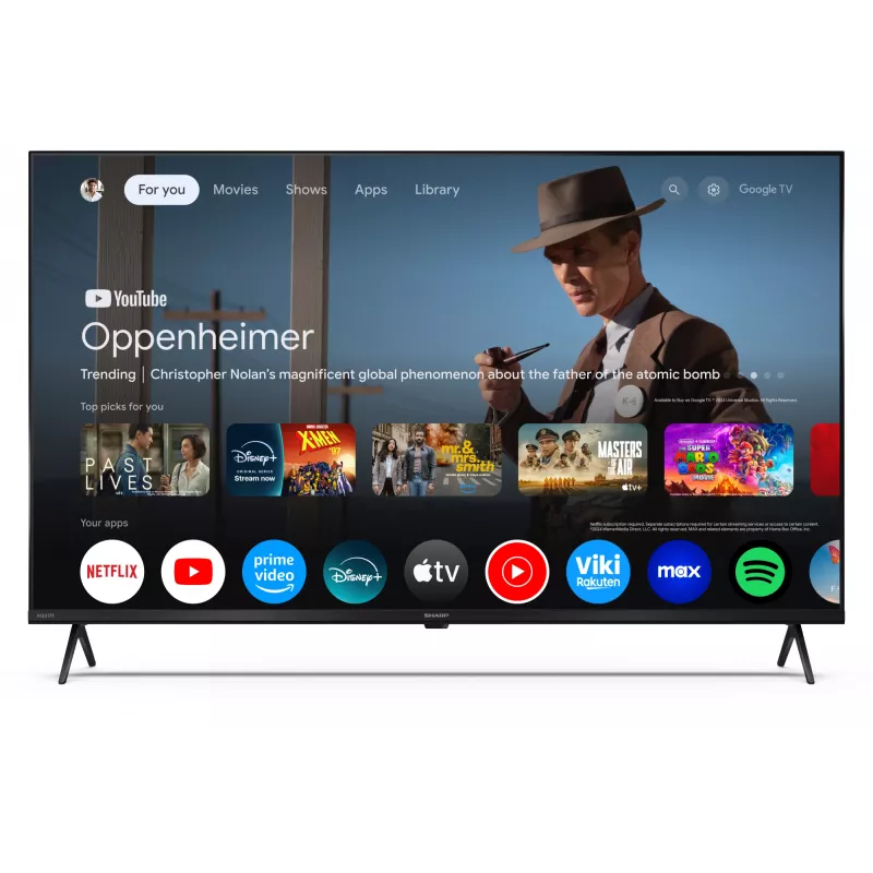 Sharp 50HP5265E televizorius 127 cm (50 colių) 4K Ultra HD Smart TV Wi-Fi juodas
