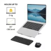 Fellowes Alumia nešiojamas stovas nešiojamam kompiuteriui, iki 15 colių, 5 kg, sidabrinis