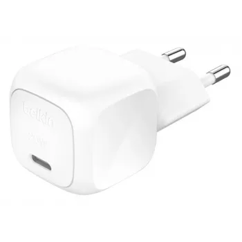 BELKIN Wall Charger - BoostCharge - Kompaktiškas USB-C 20 W PPS - Baltas