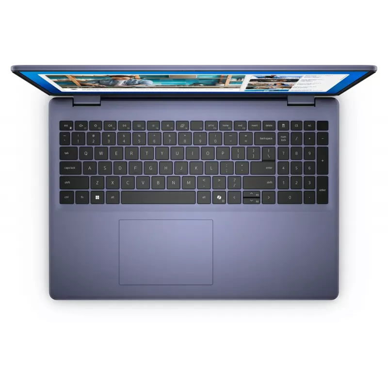 DELL DC16251 nešiojamas kompiuteris Intel Core 7 150U 40,6 cm (16 colių) Full HD+ 16 GB DDR5-SDRAM 512 GB SSD Wi-Fi 6E (802.11ax) Ubuntu Linux mėlynas