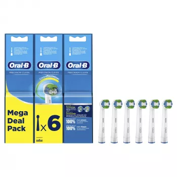 Oral-B Precision Clean 80339528 dantų šepetėlio galvutė 6 vnt. Balti