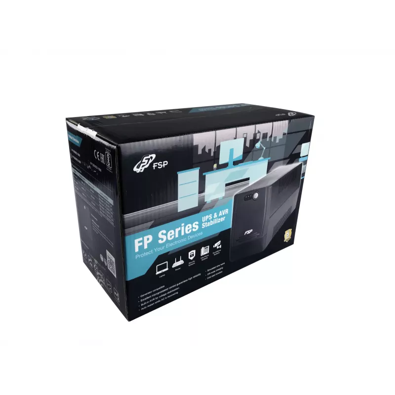 FSP FP 1500 nepertraukiamo maitinimo šaltinis (UPS) Line-Interactive 1.5 kVA 900 W 4 lizdai