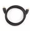 Gembird CC-HDMI4-1M HDMI 2.0 kabelis su Ethernet, kištukas–kištukas, paauksuotos jungtys, 1 m, juodas, pakuotė be dėžutės