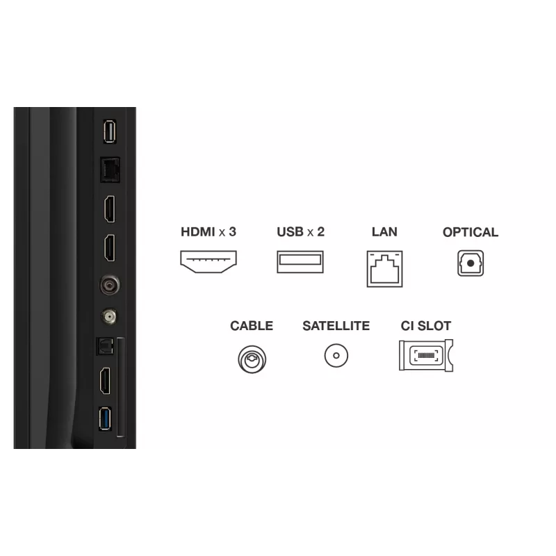 TCL T69C 85T69C televizorius 2,16 m (85 colių) 4K Ultra HD Smart TV Wi-Fi juodas