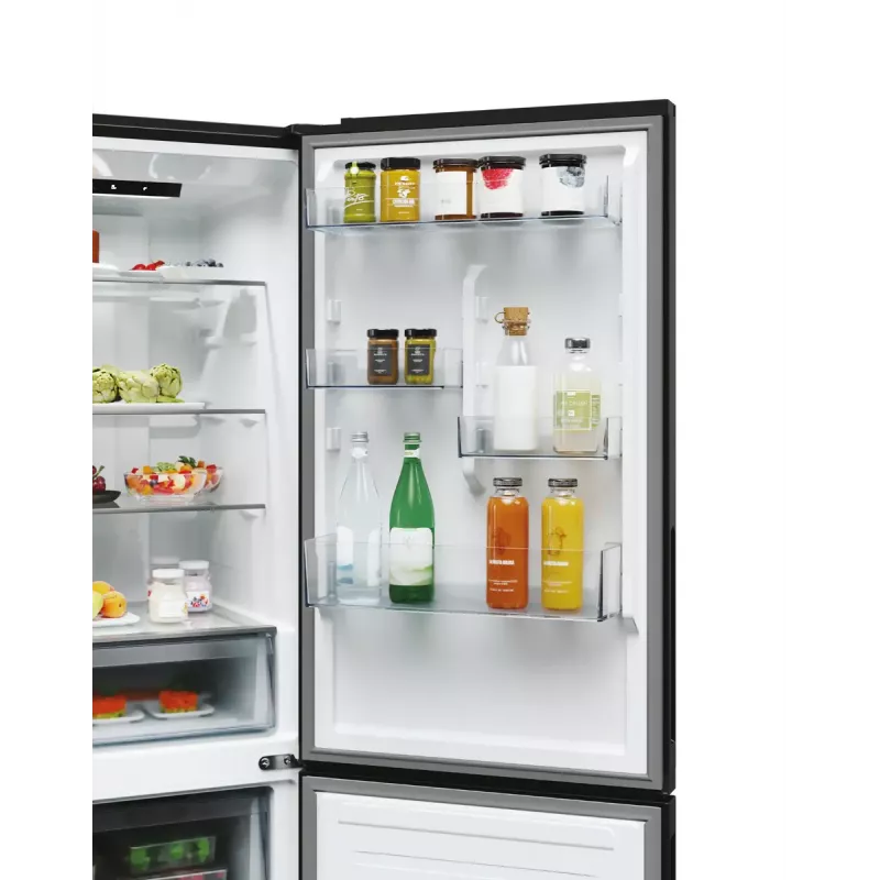 Šaldytuvas Candy Fresco ECN2CQTEB186 355 L juodas No Frost