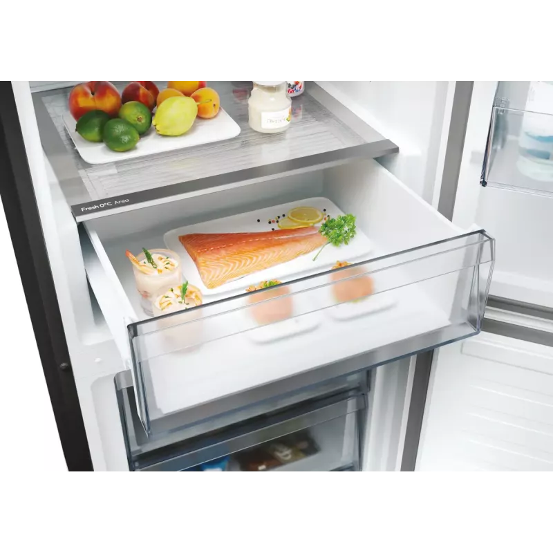 Šaldytuvas Candy Fresco ECN2CQTEB186 355 L juodas No Frost