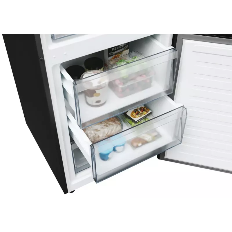 Šaldytuvas Candy Fresco ECN2CQTEB186 355 L juodas No Frost