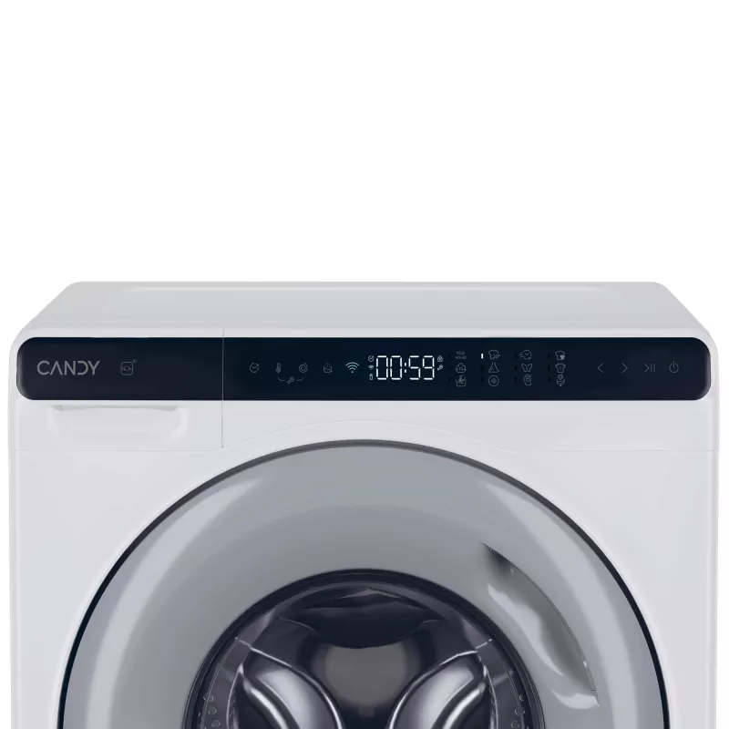 Candy CW50-BP12307GU-S skalbyklė, priekinio pakrovimo, 5 kg, 1200 aps./min., balta