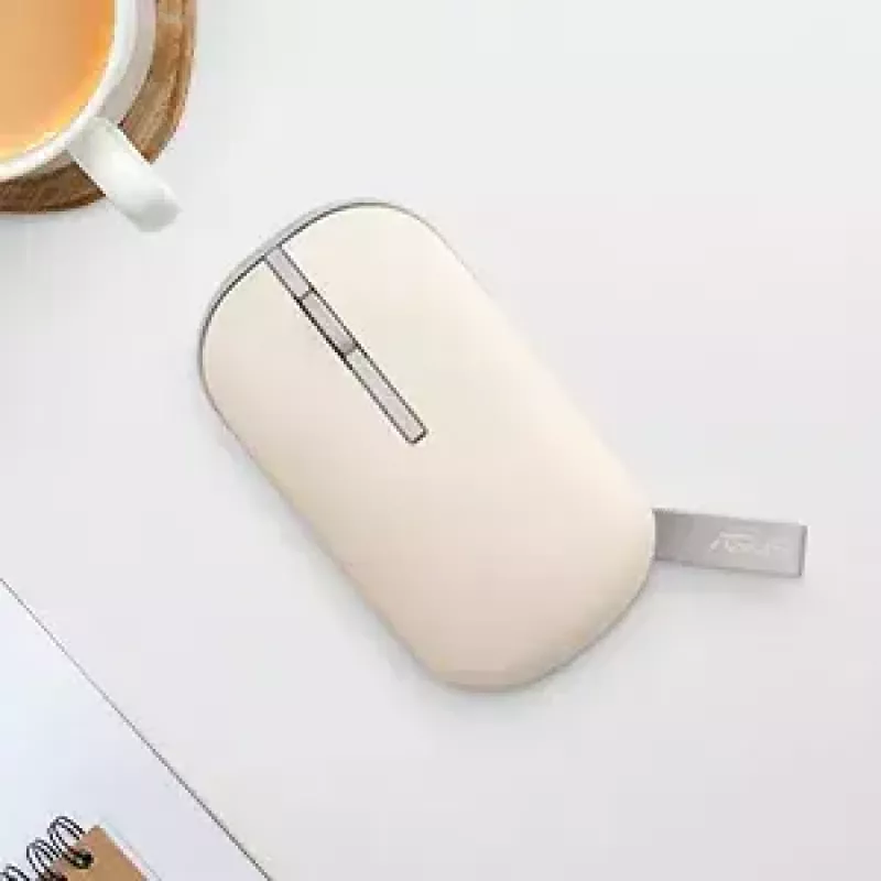 ASUS Marshmallow MD100 pelė biurui Ambidextrinė RF Wireless + Bluetooth Optinė 1600 DPI