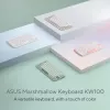 Belaidė Bluetooth klaviatūra ASUS Marshmallow KW100 – US International išdėstymas, kompaktiškas dizainas