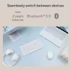 Belaidė Bluetooth klaviatūra ASUS Marshmallow KW100 – US International išdėstymas, kompaktiškas dizainas