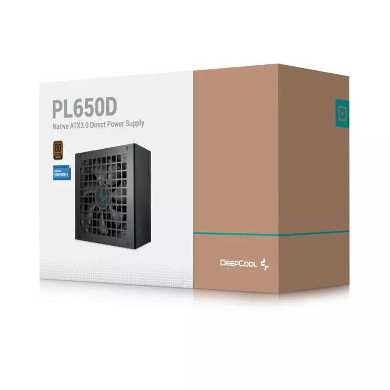 DEEPCOOL PL650D maitinimo blokas 650 W 20+4 pin ATX - baltas