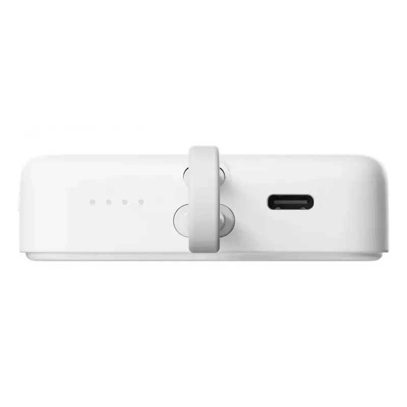 Powerbank Xiaomi BHR9822GL 10000 mAh Li‑Ion su belaidžiu įkrovimu, 2× USB‑C, baltas