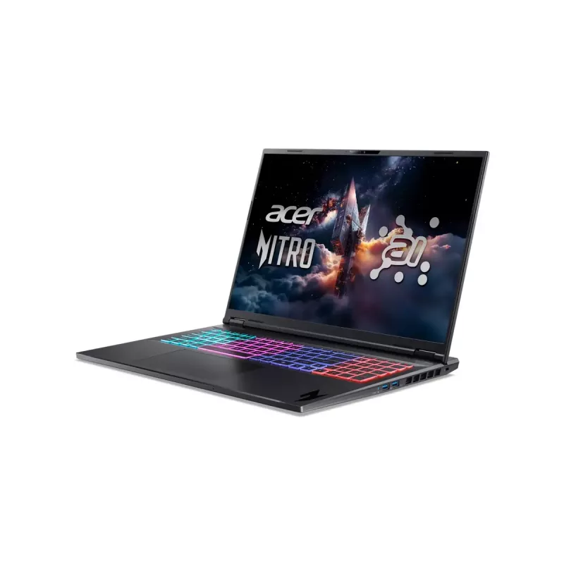 Nešiojamas kompiuteris Acer Nitro 18 AI AN18-61-R40J — 18 colių WQXGA, AMD Ryzen 7, 16 GB RAM, 1 TB SSD, NVIDIA GeForce RTX 5070