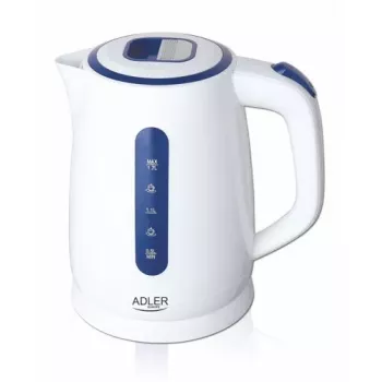 Elektrinis virdulys Adler AD 1234, 1,7 L, 2200 W, balta mėlyna